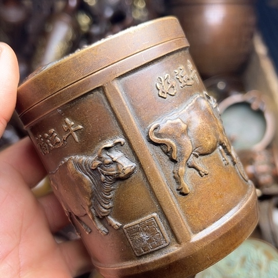 铜制文玩把玩物件