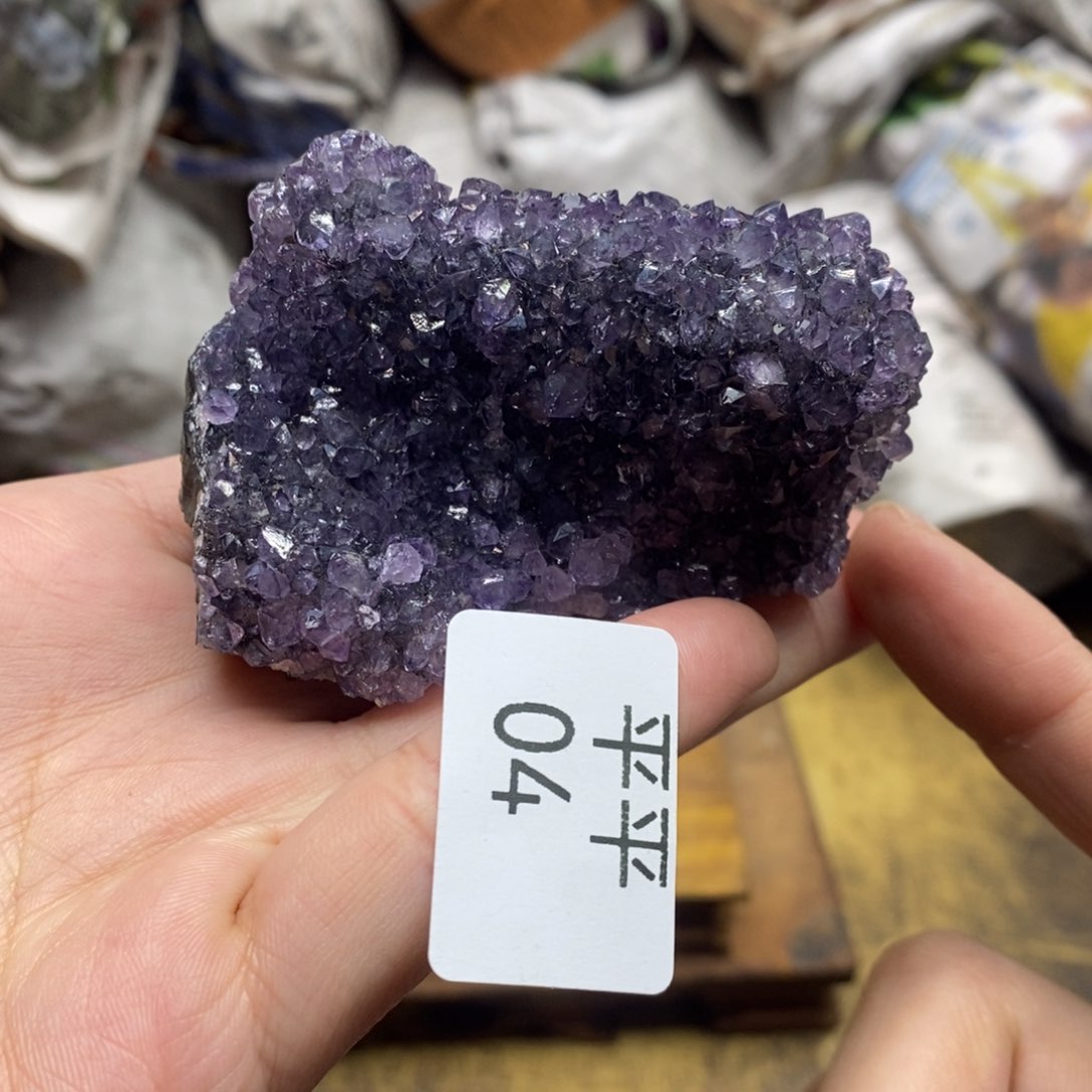 紫晶乌拉圭未镶嵌