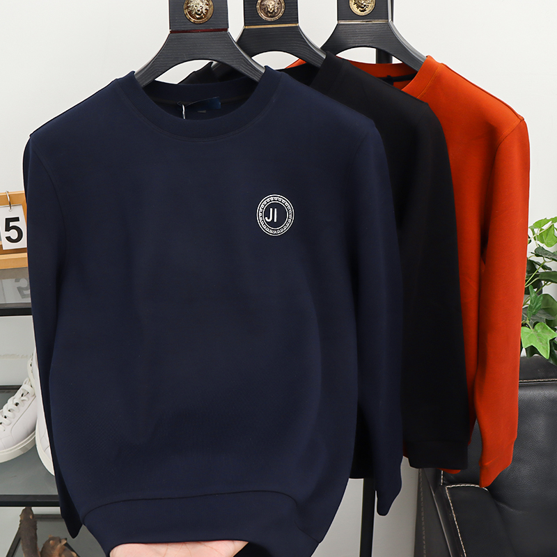 秋冬青年休闲弹力圆领卫衣3355