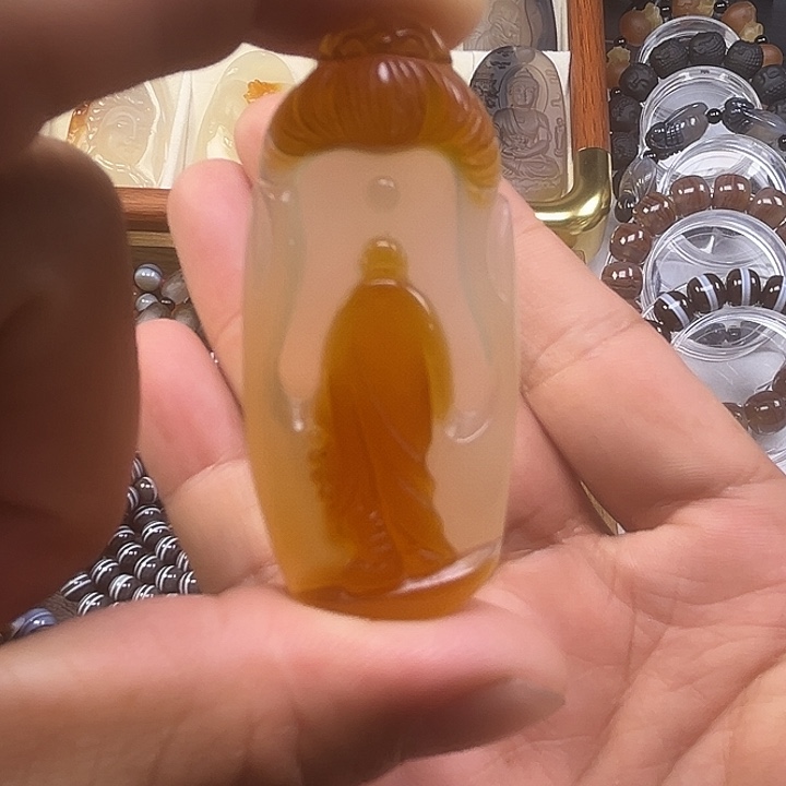 玛瑙/玉髓未镶嵌吊坠(不含链)