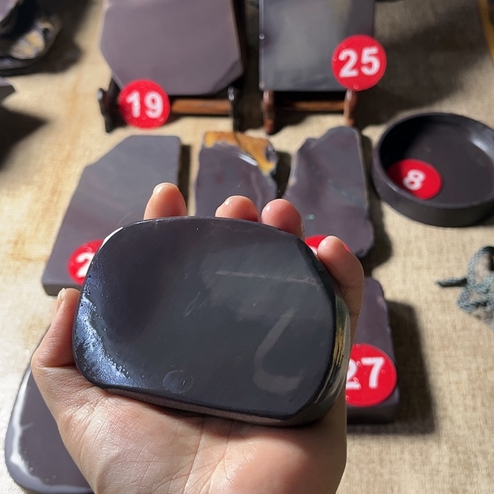 無***心端砚文房用具神器砚石