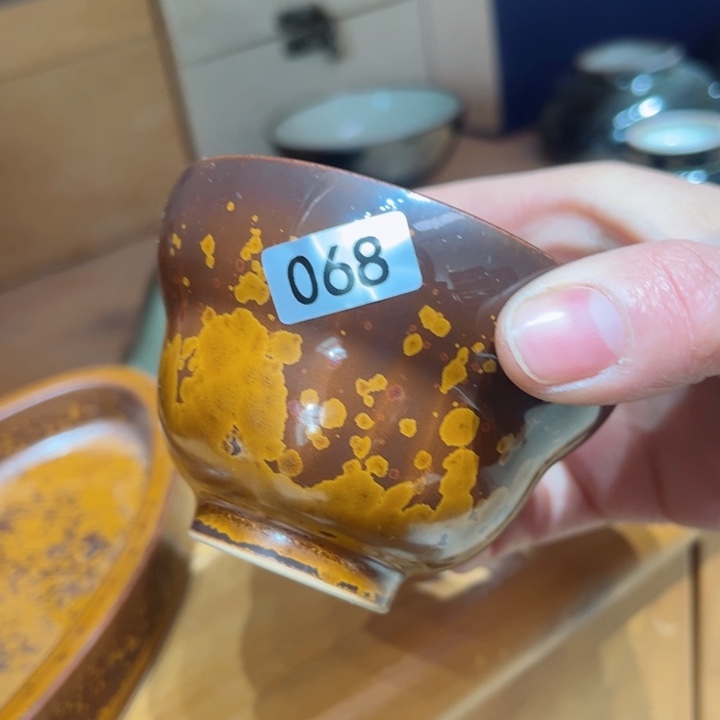 木首釉葫芦杯容量70毫升