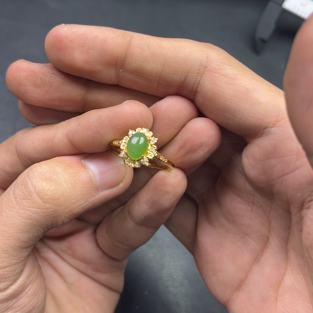 和田玉颈饰银S925镶嵌