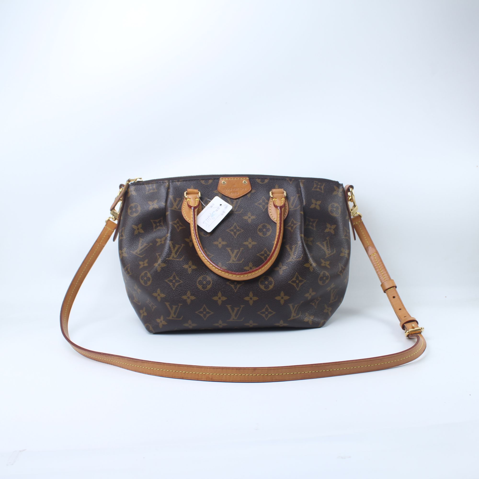 90新 LouisVuitton/路易威登 MB1107老花现代款小号饺子单肩包