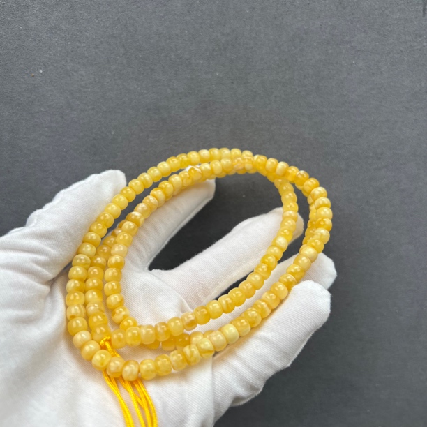 B5487【天然原矿蜜蜡链子】假一罚四