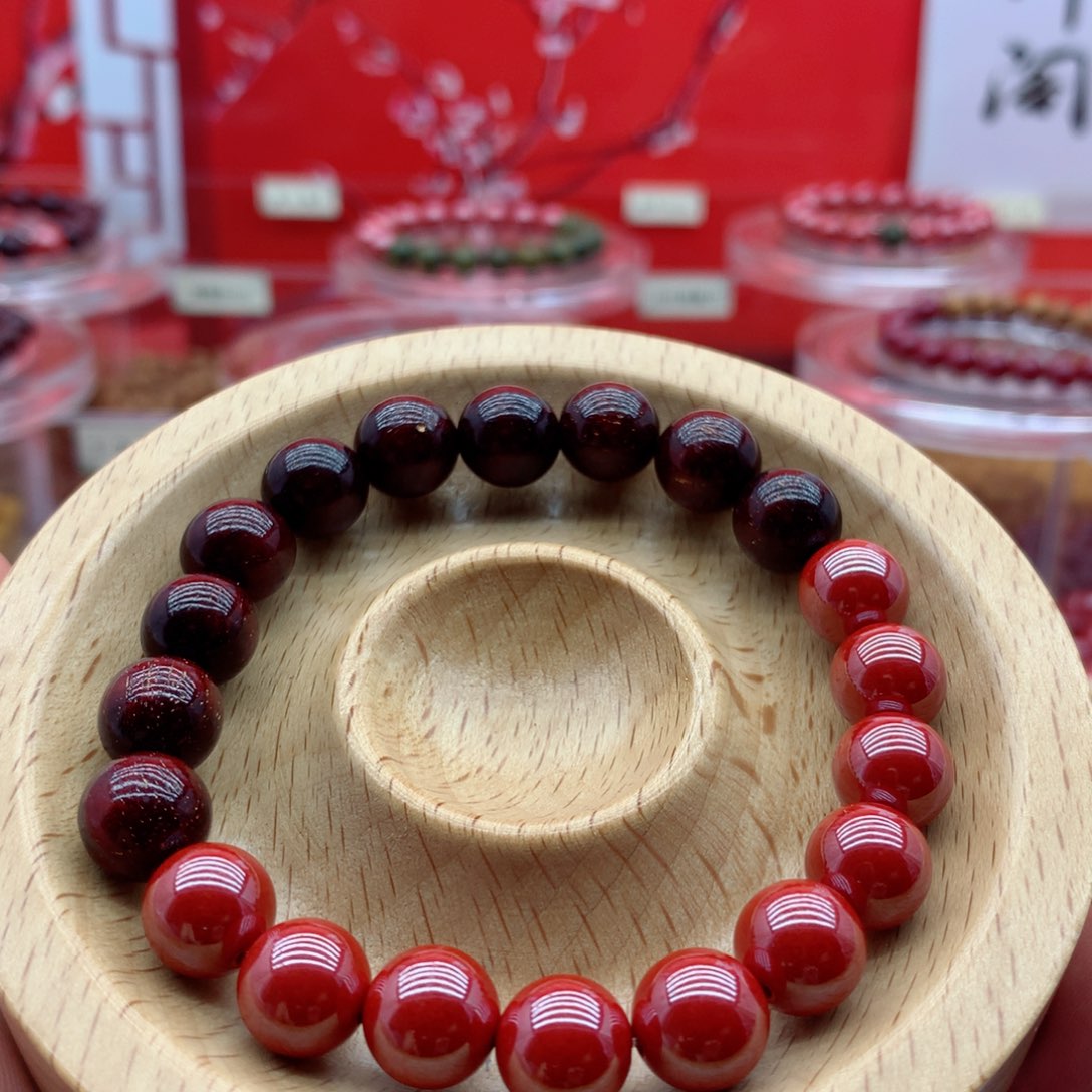 天然辰砂帝王砂小叶紫檀10m