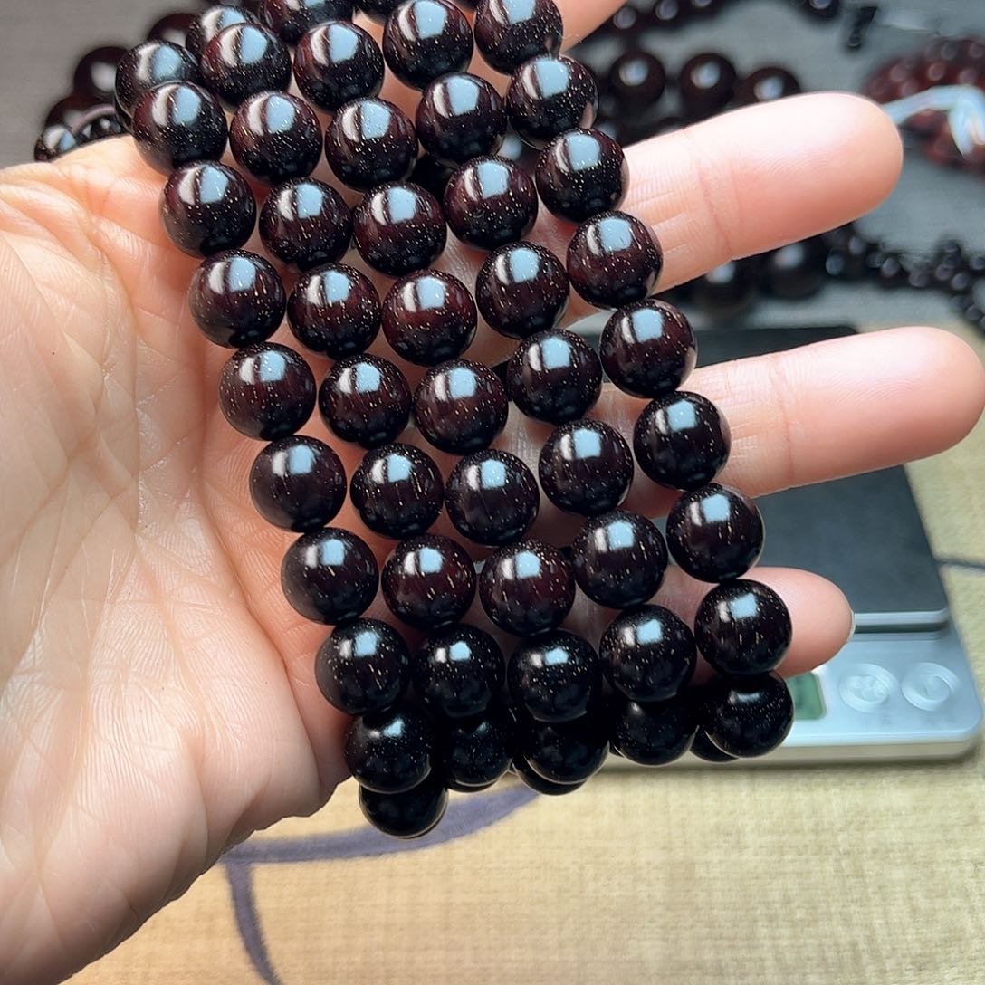 檀香紫檀（小叶紫檀）1.0 108颗 多星