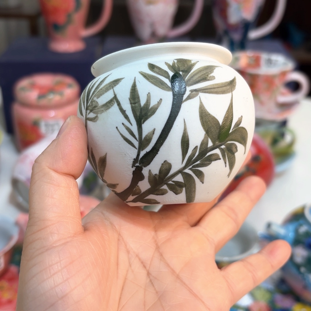 景德镇手绘高温釉下彩陶瓷茶具