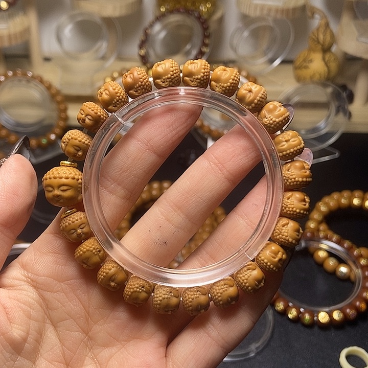 手串猴头核桃宝宝佛10mm左右闪购7