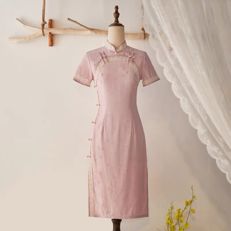 【2803 爆款 南风意】显瘦气质修身优雅中国风旗袍