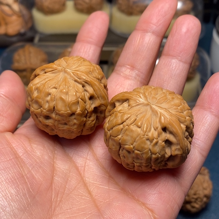 【闪购商品】文玩核桃把件甲骨文