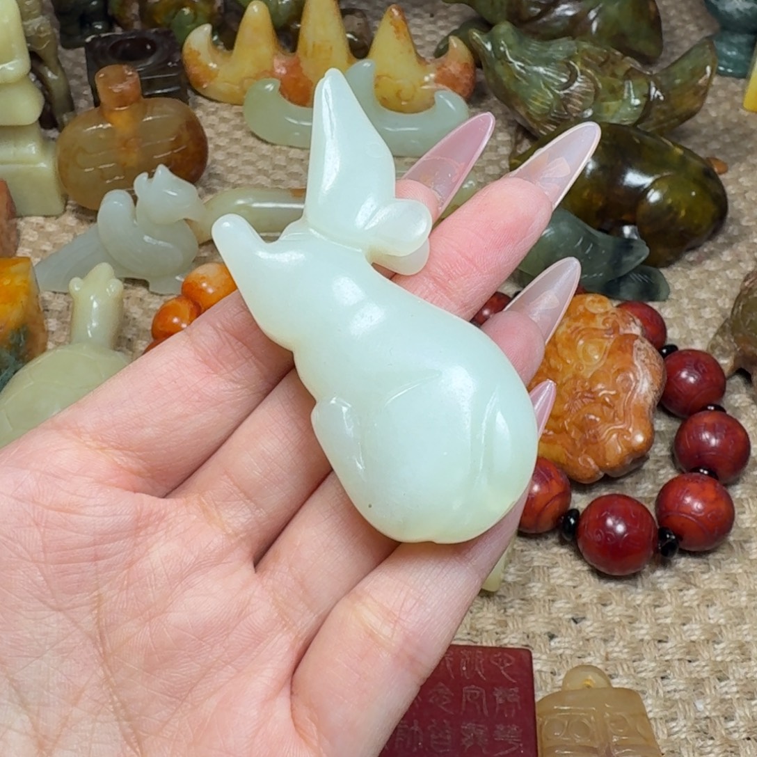 白玉菩提吊坠挂件