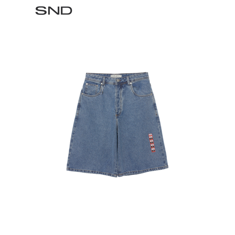 【PIET 设计师品牌】SND SS25 标签牛仔短裤