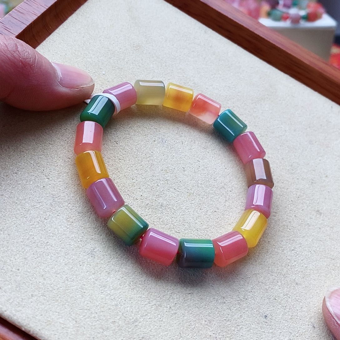 玛瑙手饰未镶嵌盐源002