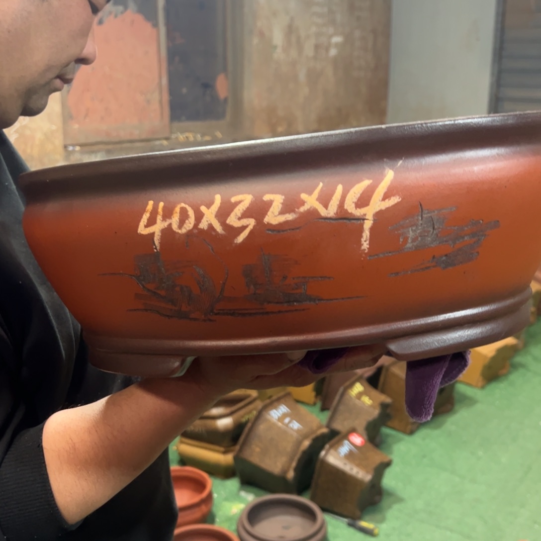 紫砂花盆紫砂花盆