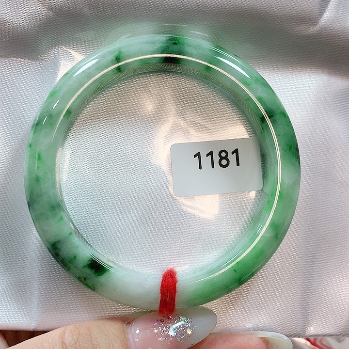 翡翠手镯未镶嵌天然翡翠手镯55