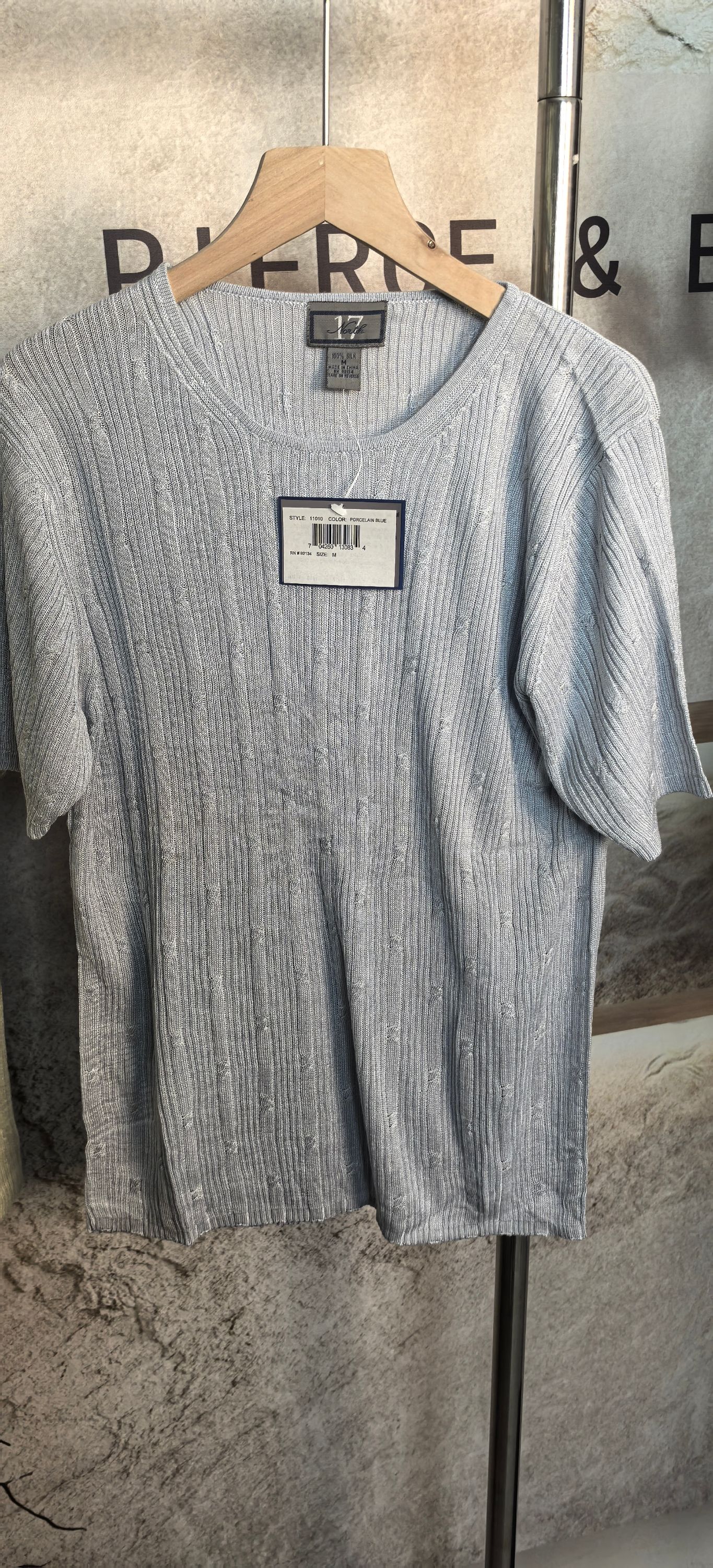 冰丝针织上衣圆领  外贸尾货 微暇  夏季  NO退NO换