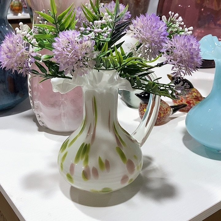 琉璃高19厘米芬顿花瓶
