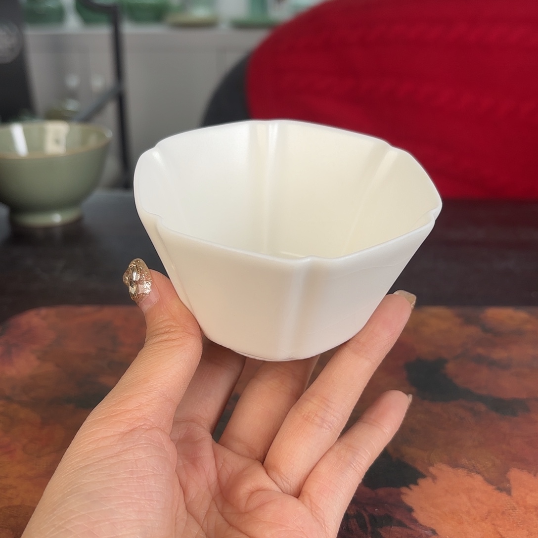 龙泉云间青瓷小米茶器