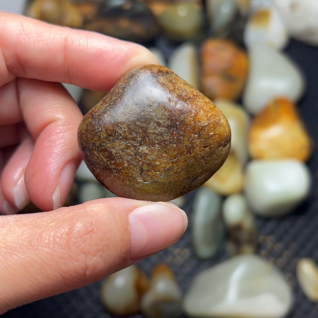 和田玉未镶嵌挂件114