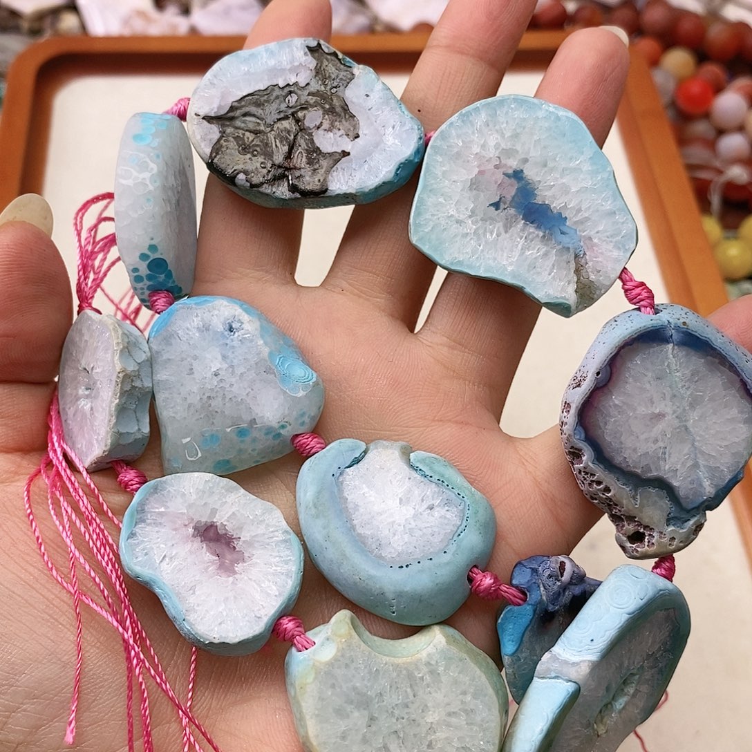 玛瑙/玉髓合金珠宝半成品玛瑙一条