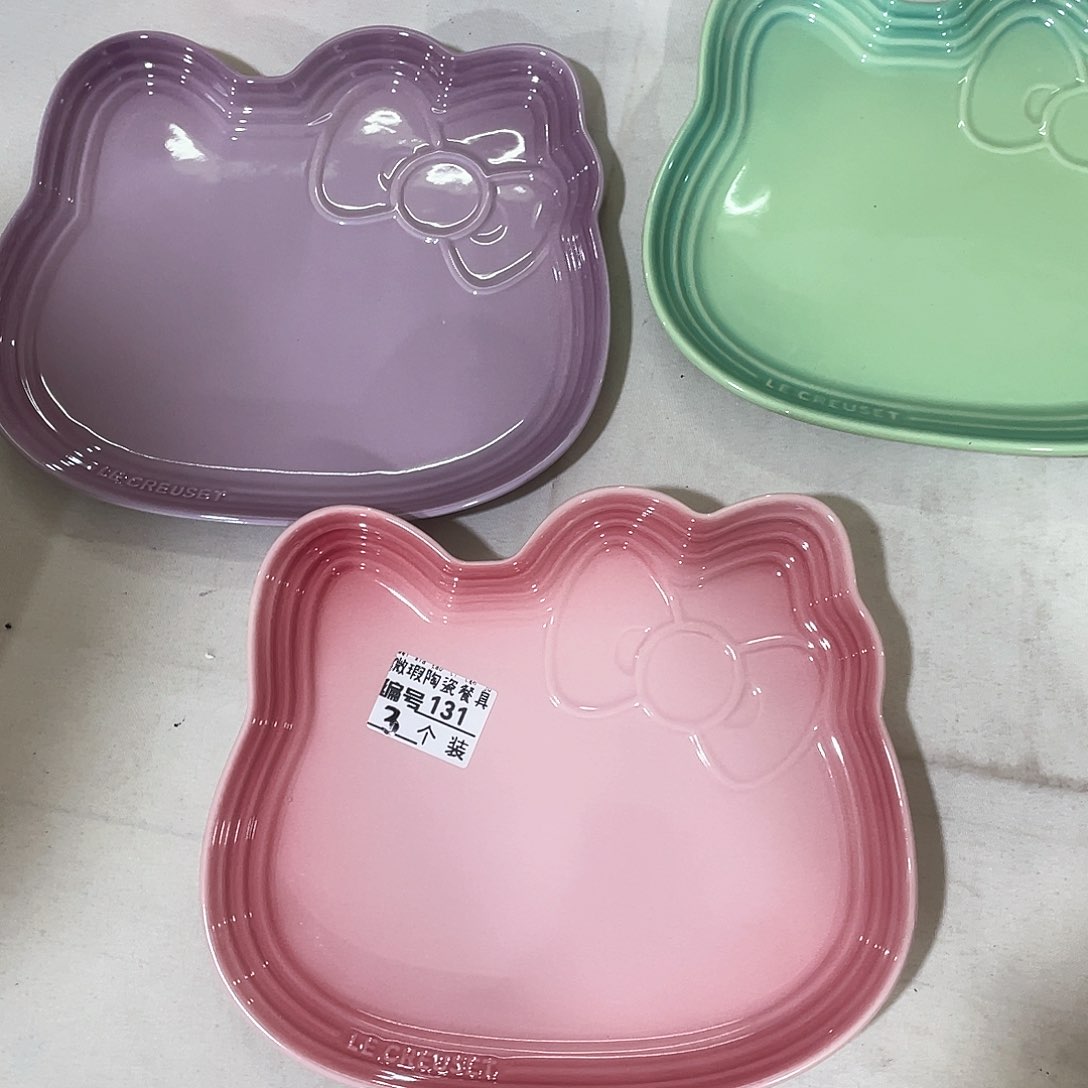 瓷片团*微瑕陶瓷餐具131三个装
