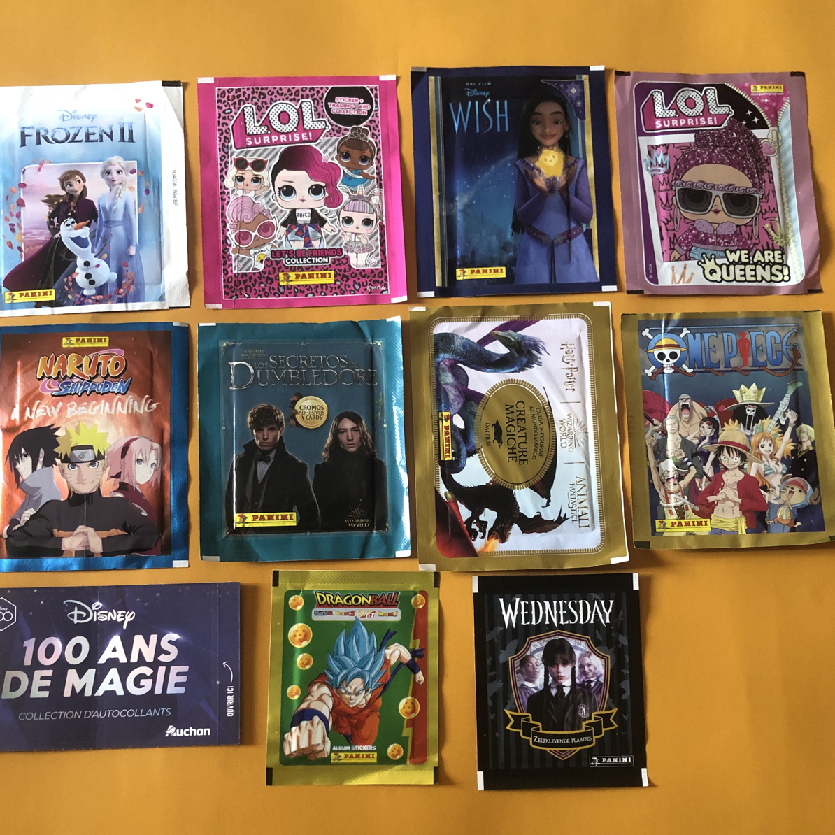 【拆包】超级福福款 多IP贴纸卡牌