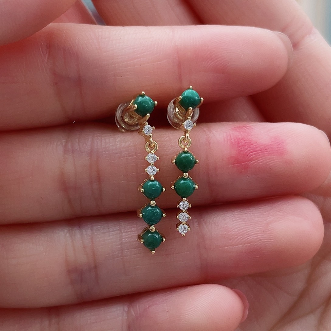 绿松石戒指银S925镶嵌