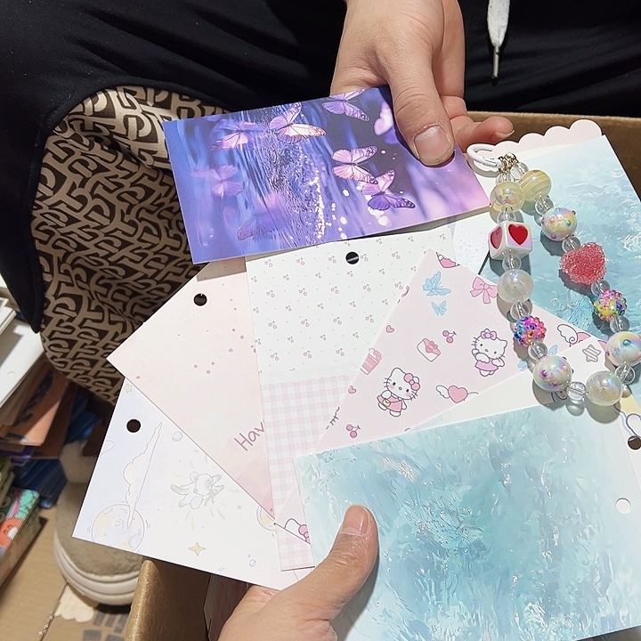 直边9.5×14混款100张