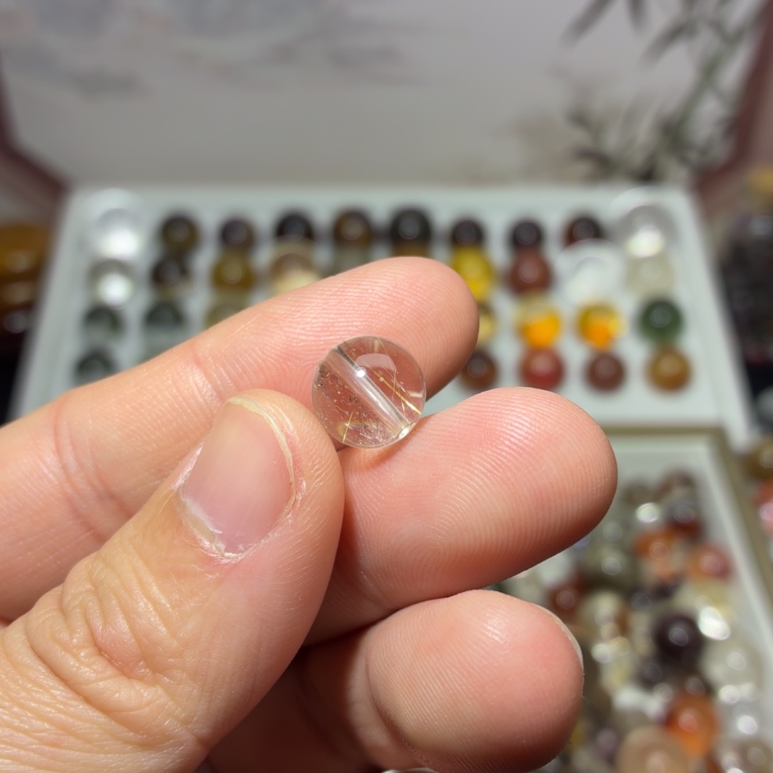 手链水晶未镶嵌10mm发晶