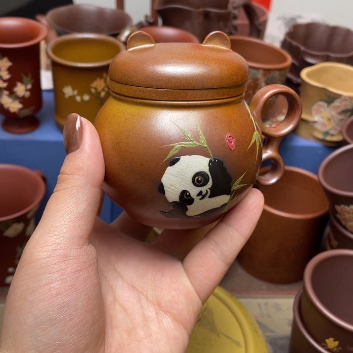 紫砂茶杯紫砂主人杯