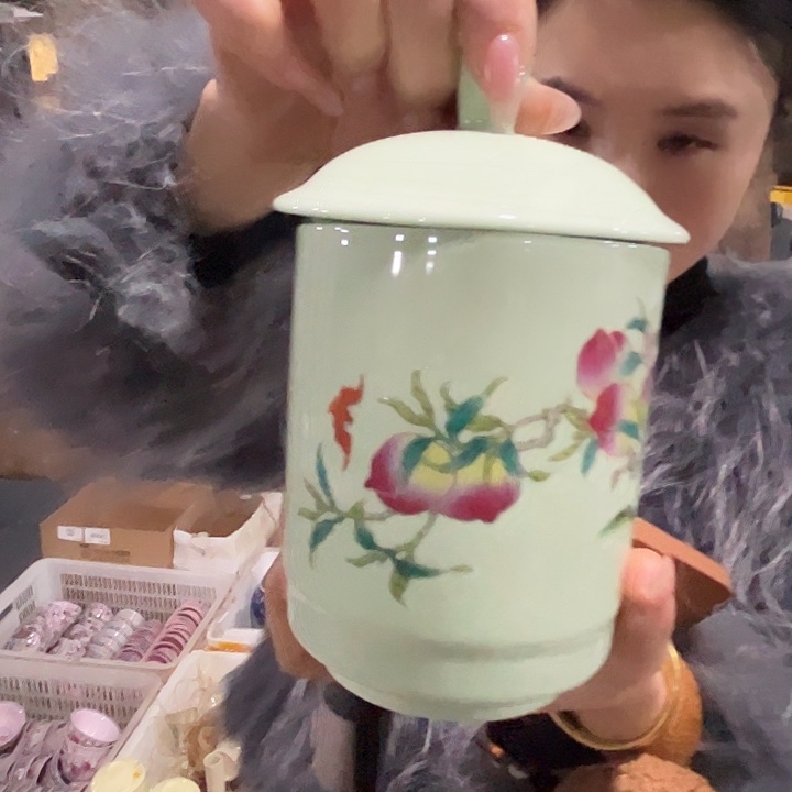 陶摆件景德镇高温陶瓷123