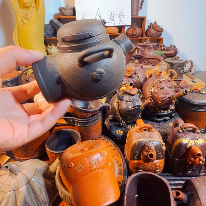 心***魔紫砂茶壶纯手工制作过程就是