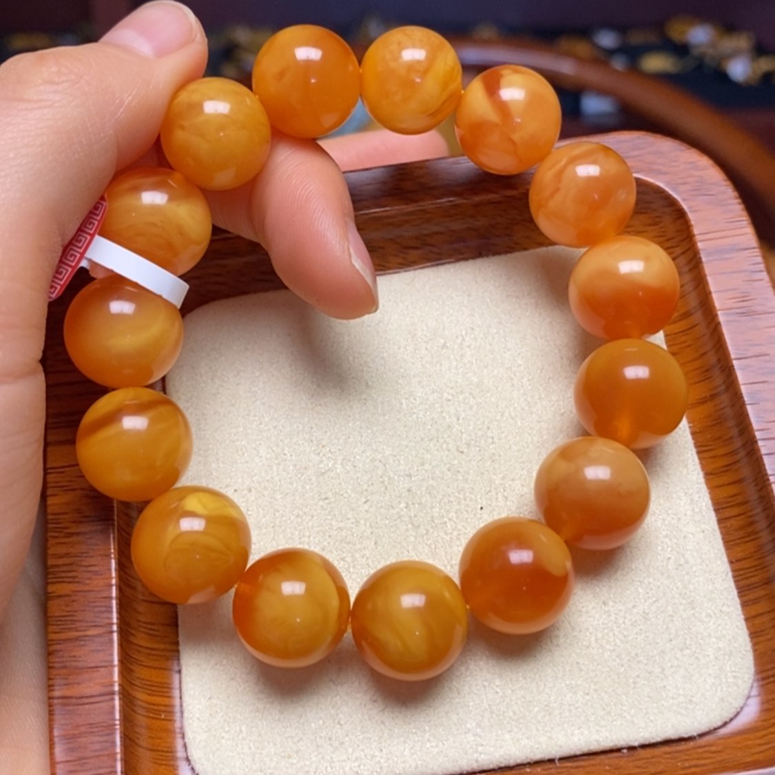 【闪购商品】蜜蜡手链未镶嵌手串