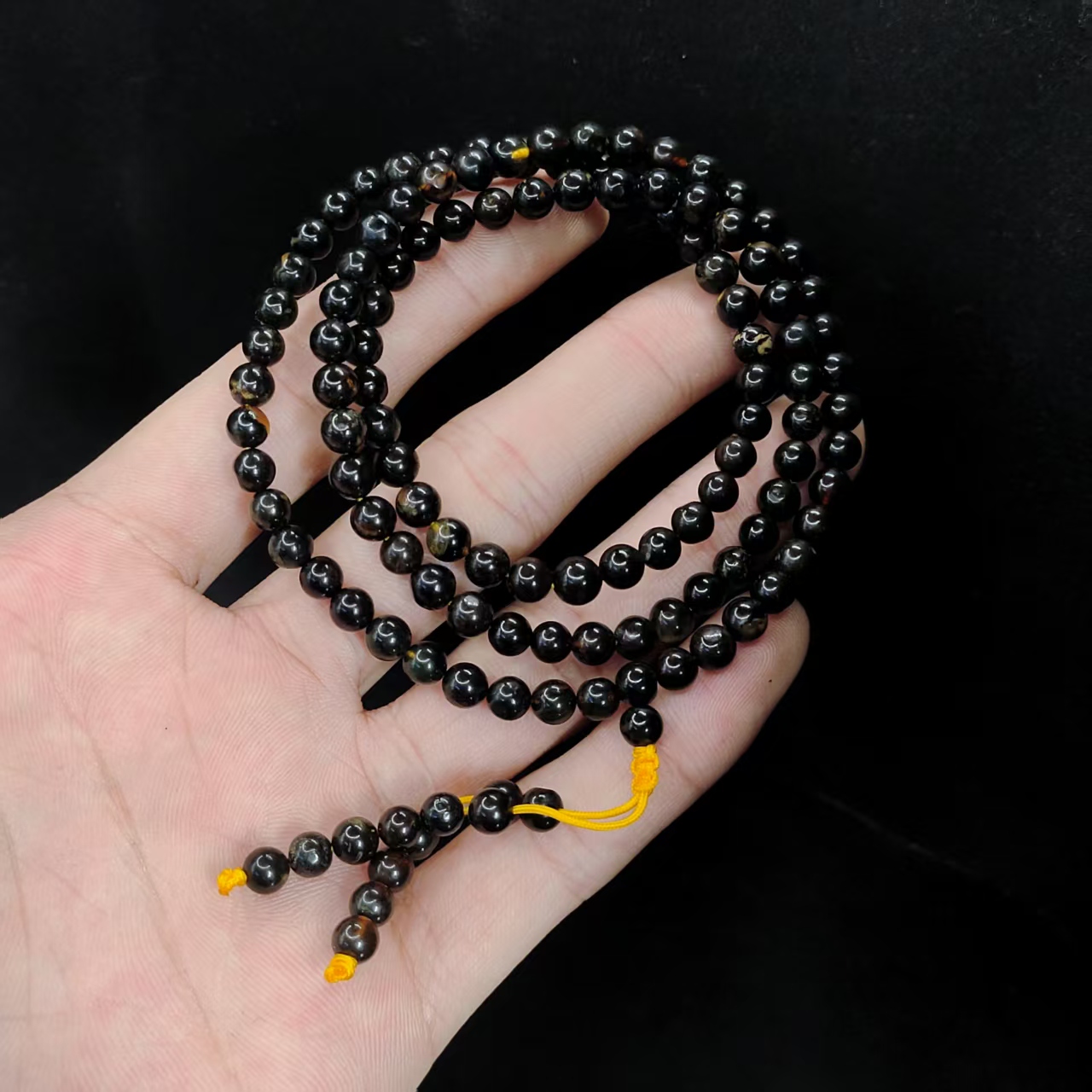 【康康严选】翁珀琥珀女神链SY06【多样性发其一】约5mm