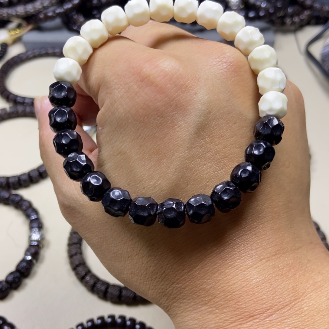 手串椰蒂耶蒂黑白无相98