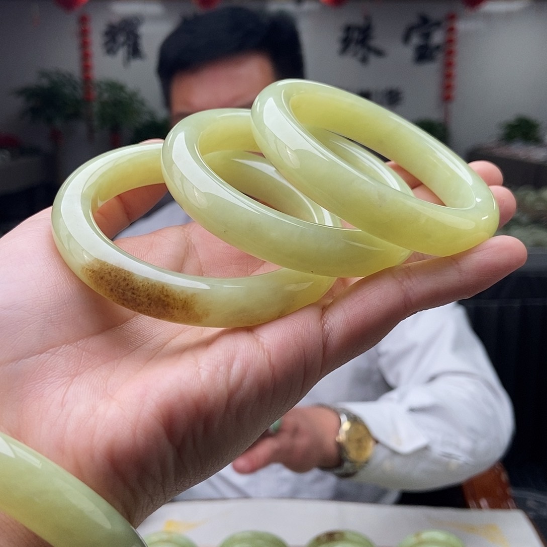 和田玉52-59颜色多样性发拍一发一未镶嵌