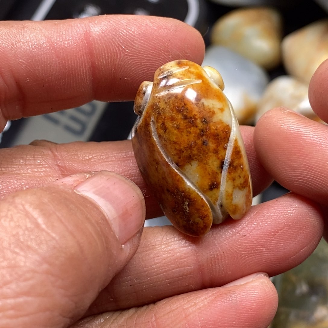 和田玉（糖玉）挂件未镶嵌