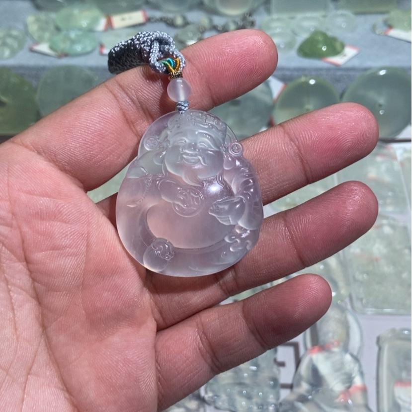 【闪购商品】蛇纹石玉颈饰未镶嵌瘦*啦