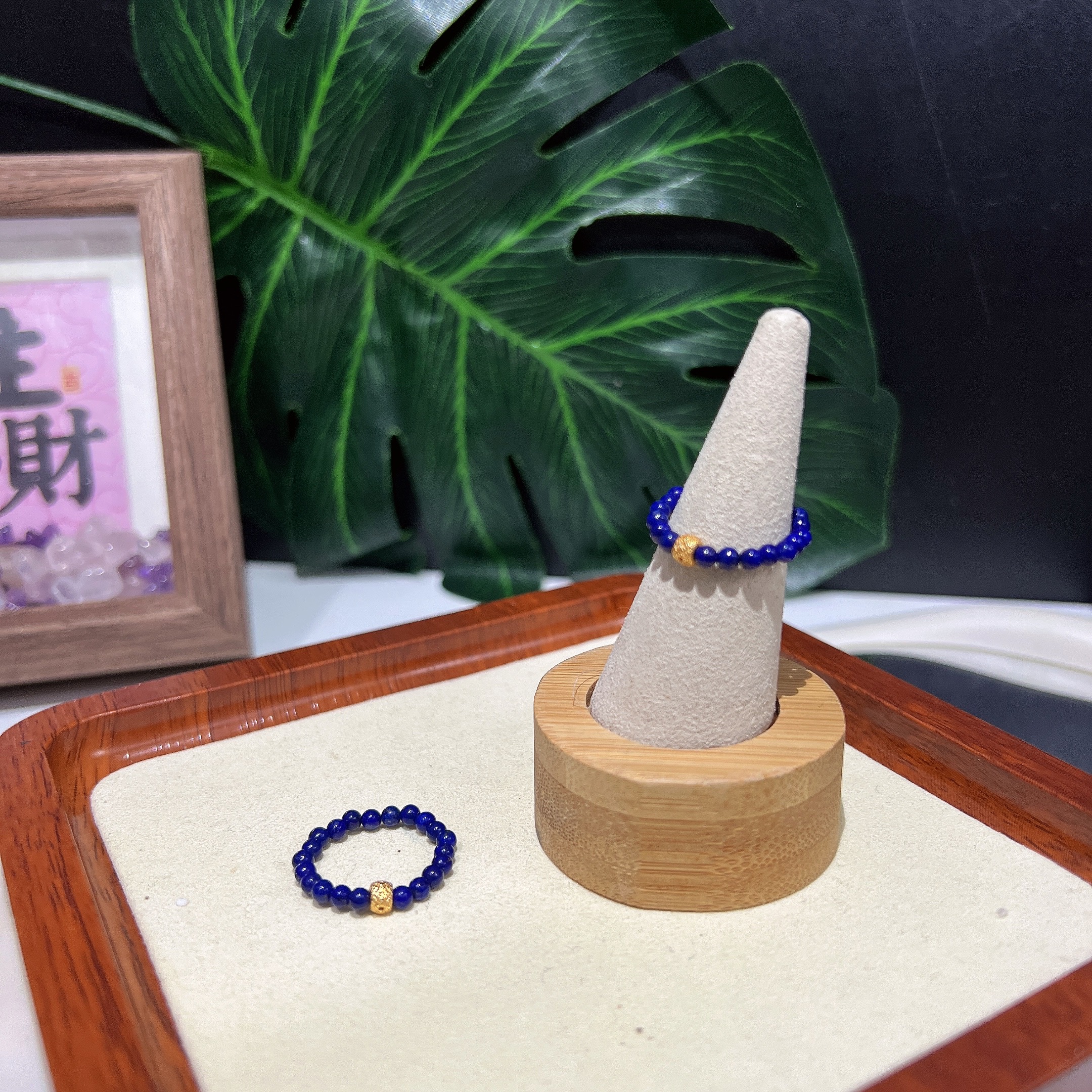 s627天然高品质帝王青金石戒指加S925银设计款戒指 多样性发一件