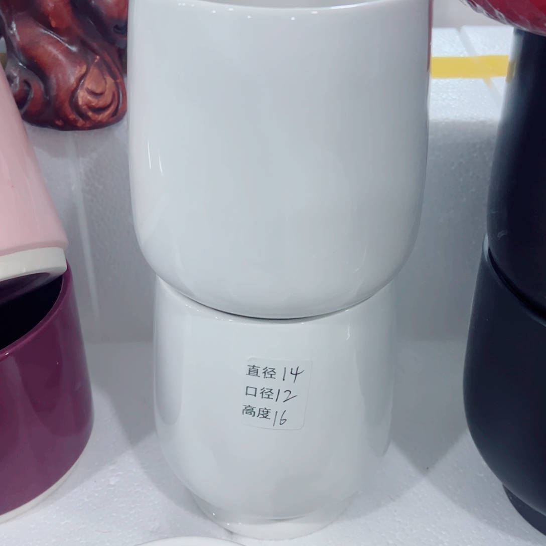 有孔，陶瓷花盆满10米包邮发货