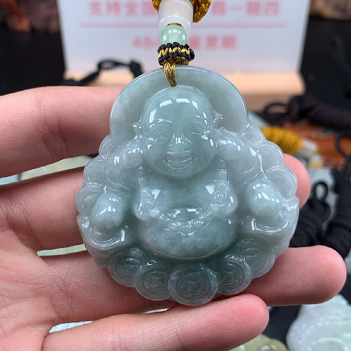 翡翠未镶嵌颈饰天然保真a货