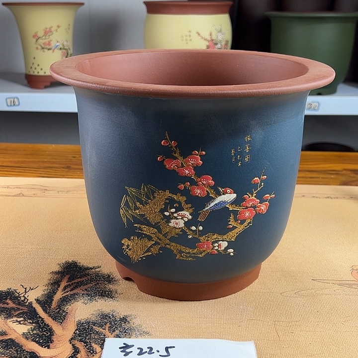 花盆紫砂紫砂兰花盆36