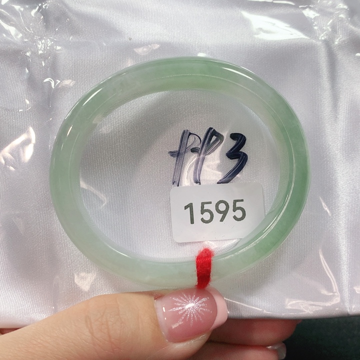 翡翠手镯未镶嵌天然翡翠手镯5303