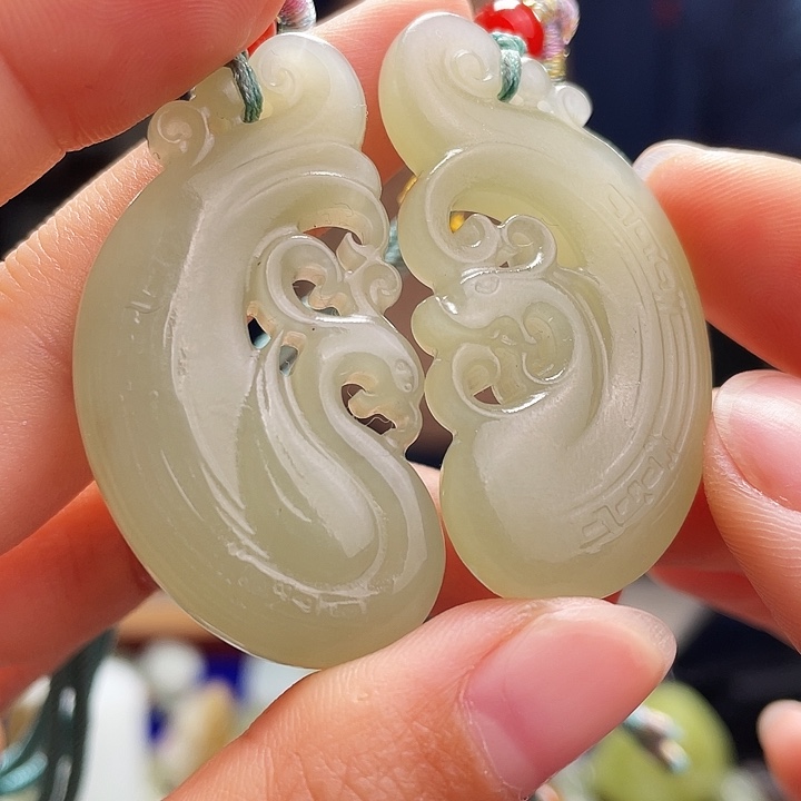 和田玉挂件未镶嵌定制发货