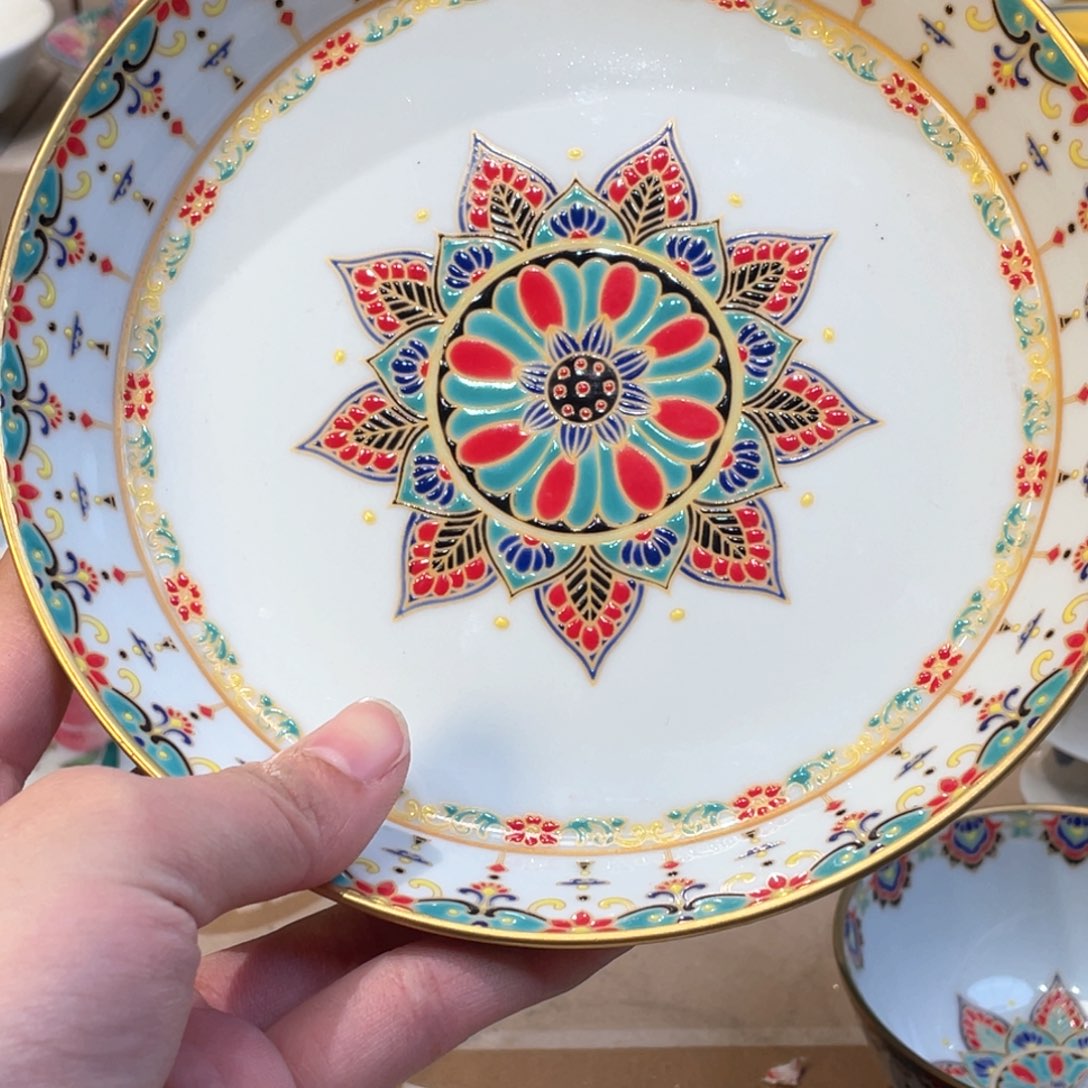 盘景德镇陶瓷景德镇骨瓷