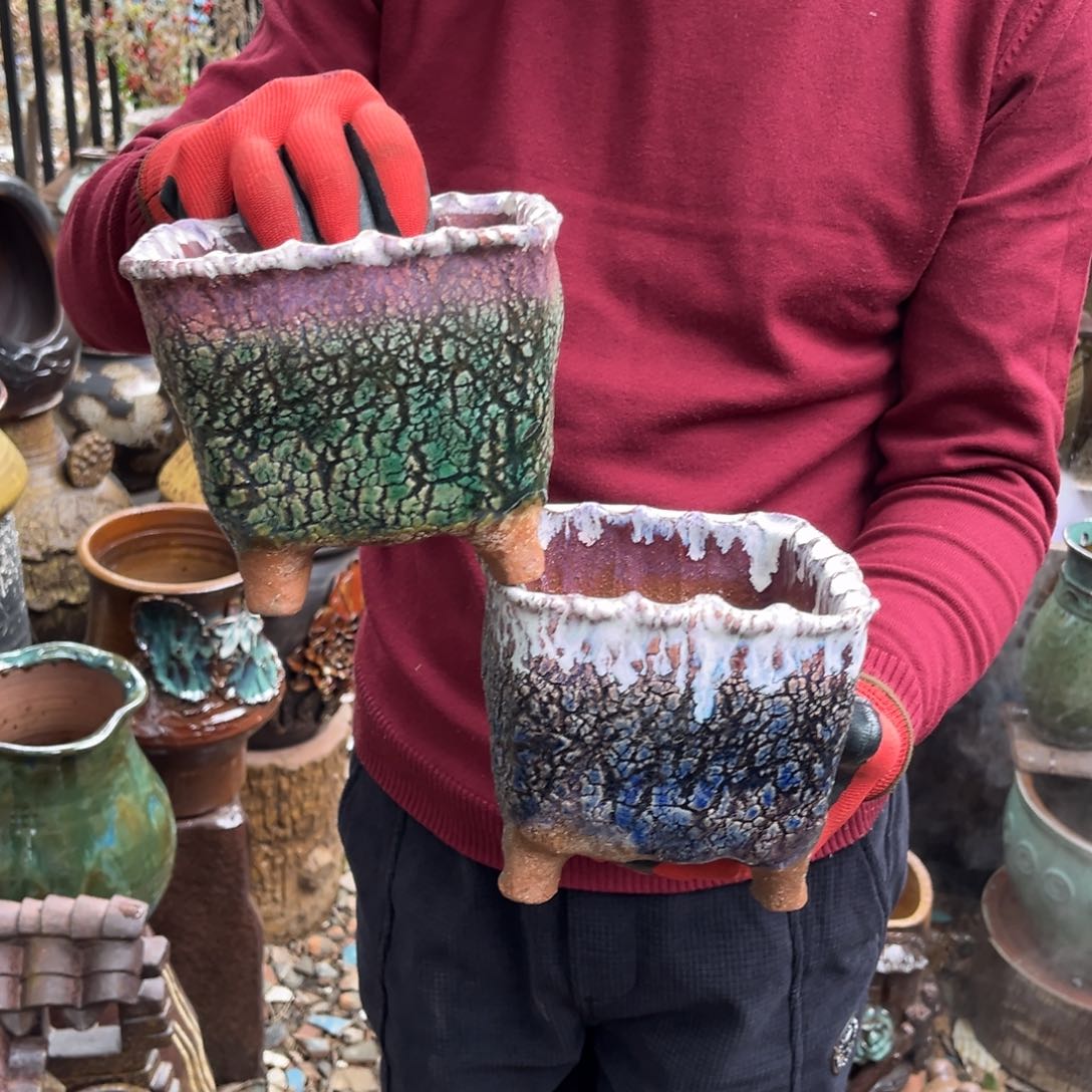 红陶高12口14有孔