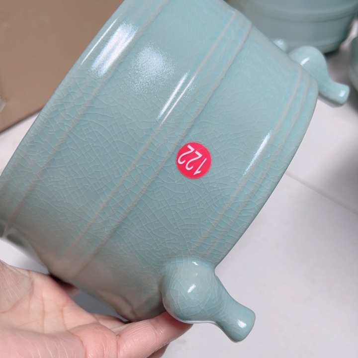 杯汝瓷原产地生产瑕品