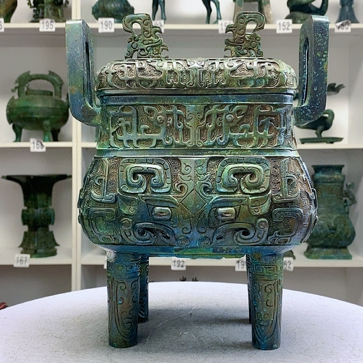 l***o黄铜27高滕侯方鼎