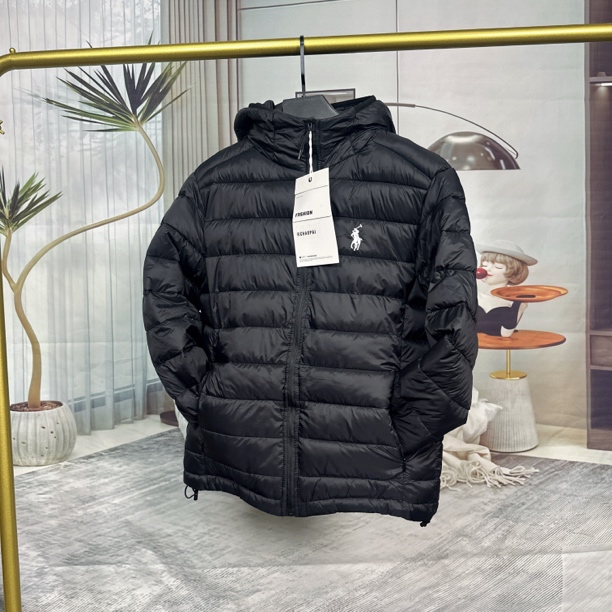 轻薄修身短款连帽排骨棉服时尚休闲男女通用